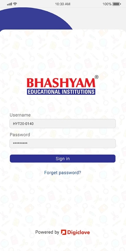 bhashyam school app login