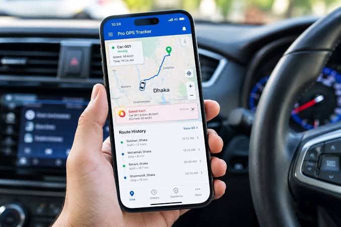 Vehicle Tracking App